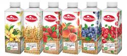 Питьевые йогурты «Вкуснотеево» обновили дизайн упаковки 