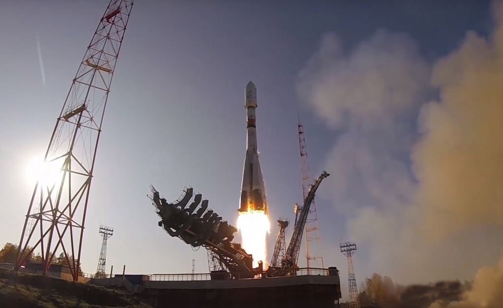 Успешный пуск ракеты-носителя «Союз-2»