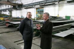 Ревенко познакомился с работой завода, готовящего конструкции для Крымского моста 
