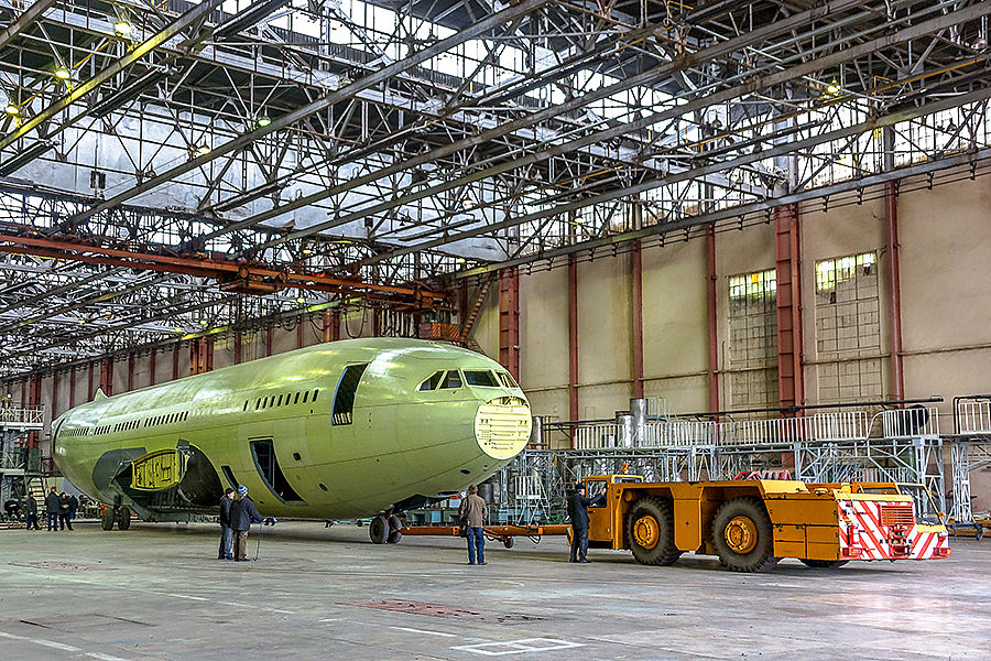 Планируется увеличить темпы производства самолетов Ил-96 