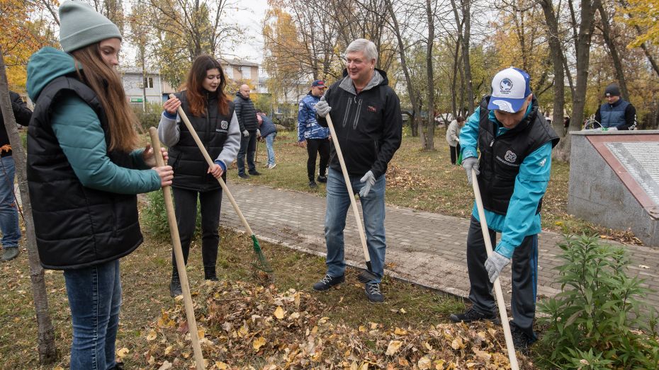 В Воронеже прошел общегородской ссубботник