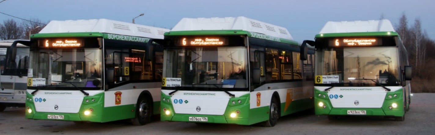 Обновление общественного транспорта в Воронежской области
