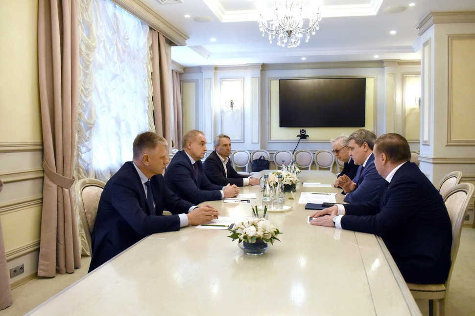 Игорь Лотков обсудил с руководством ТПП РФ и новым главой воронежской палаты стратегию развития бизнеса в условиях кадрового дефицита