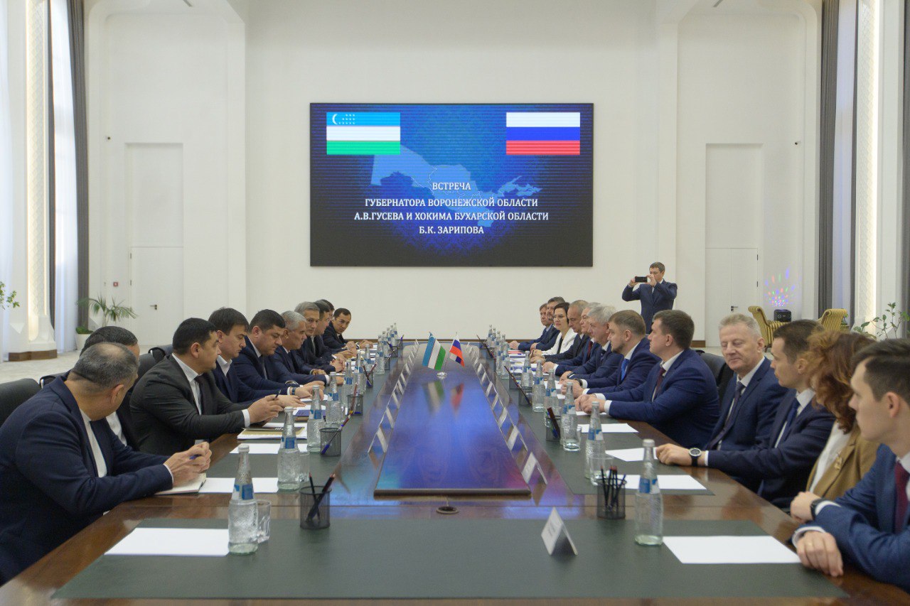 Подписана дорожная карта о сотрудничестве с Бухарской областью Узбекистана