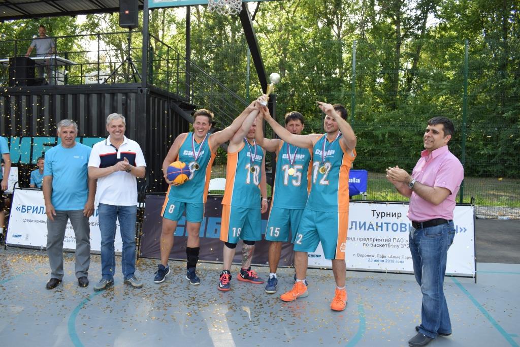 Команда воронежской площадки СИБУРа – победитель турнира по баскетболу 3х3 Якорь«Бриллиантовый мяч»
