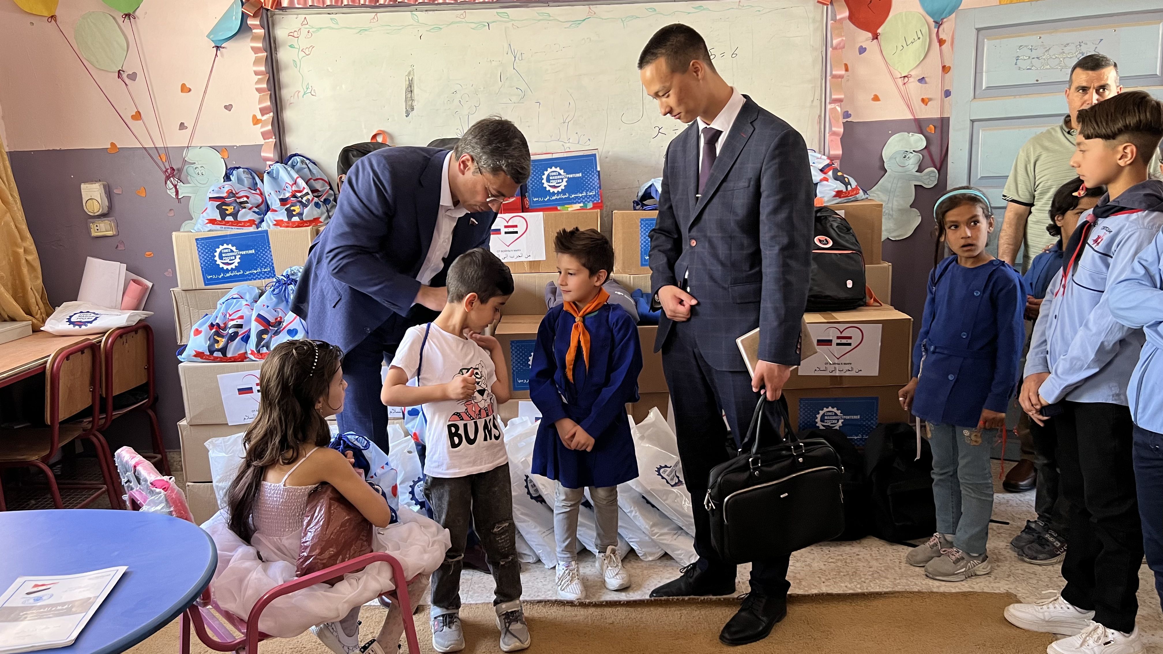 Представители Союзмаш посетили Сирию с гуманитарной миссией