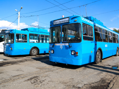 В Воронеже на улицы города вышли первые троллейбусы, прибывшие из Москвы