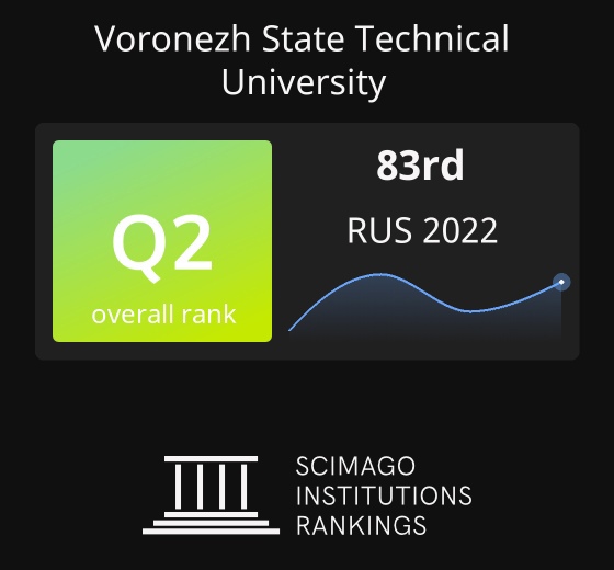 ВГТУ – лучший среди вузов Воронежа по результатам престижного мирового рейтинга SCIMAGO INSTITUTIONS RANKINGS