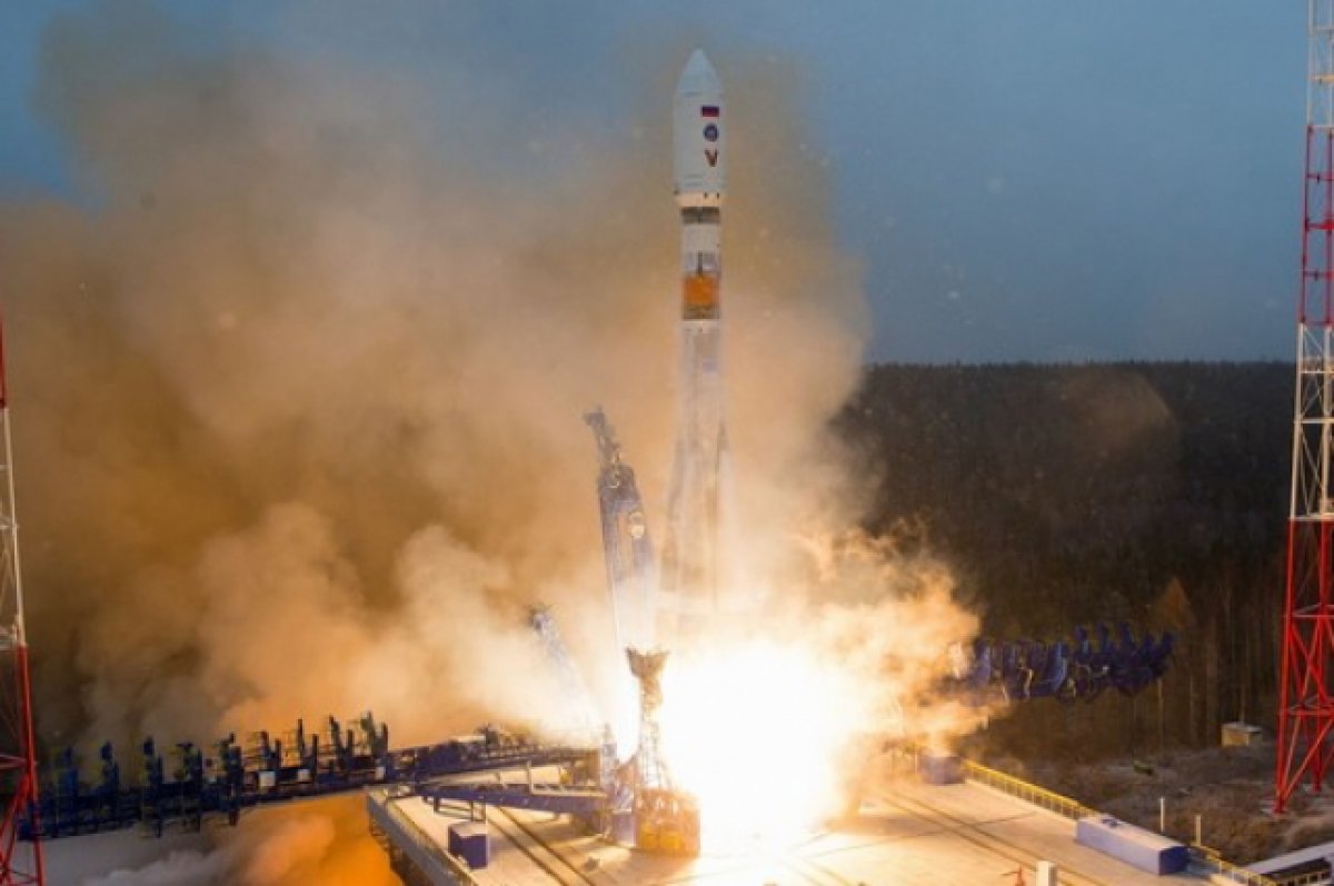 В Минобороны РФ сообщили о запуске ракеты «Союз-2.1б» с воронежским двигателем 